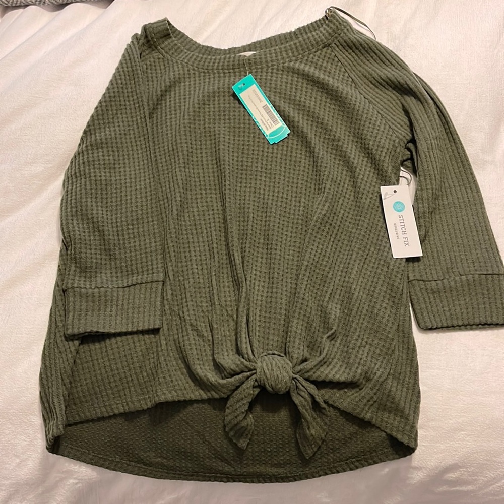Stitch Fix - Nine Britton waffle top